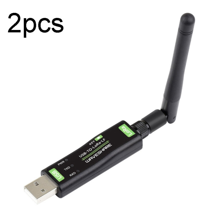 2pcs Waveshare 24513 USB To LoRa Data Transfer Module Based On SX1262 LF Version Using TCXO Crystal Oscillator - free shipping - PMC Jewellery - Order now!