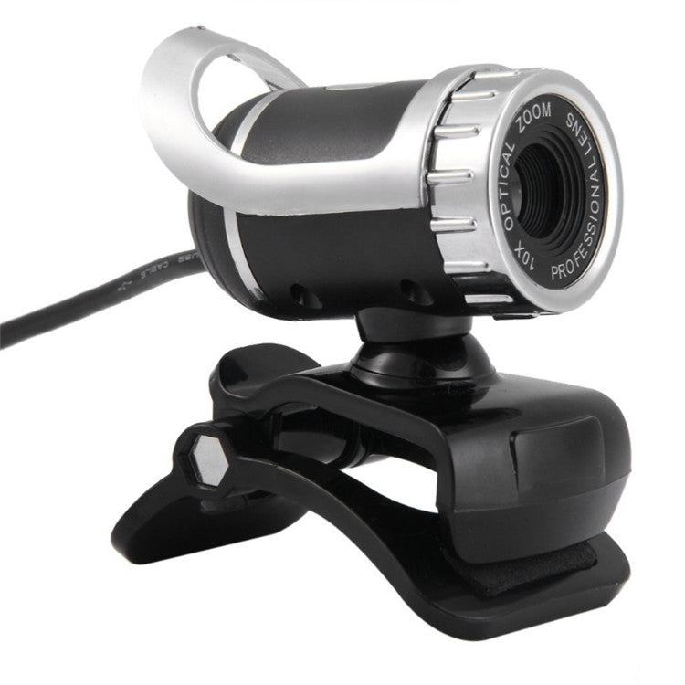 HXSJ A859 480P Computer Network Course Camera Video USB Camera Built-in Sound-absorbing Microphone(No Camera Function Silver) - HD Camera by HXSJ | Online Shopping South Africa | PMC Jewellery | Buy Now Pay Later Mobicred