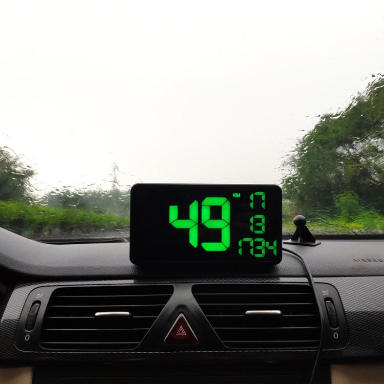 C1090 6.2 inch HUD Car Head-up Display GPS Car Universal Mileage Speed Meter Speeding Alarm / GPS Satellite Speed Measurement(Black) - Head Up Display System by PMC Jewellery | Online Shopping South Africa | PMC Jewellery | Buy Now Pay Later Mobicred