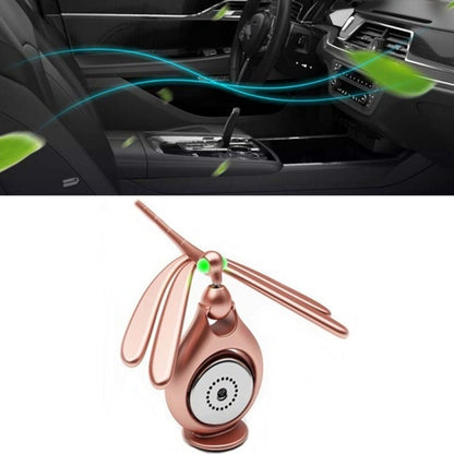 Car Aromatherapy Rotating Balance Dragonfly Creative Perfume Decoration(Rose Gold) - Ornaments by PMC Jewellery | Online Shopping South Africa | PMC Jewellery | Buy Now Pay Later Mobicred