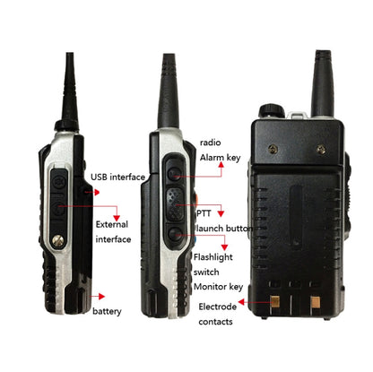 Baofeng BF-B2Plus Outdoor 50km Mini High-power FM Walkie-talkie, Plug Specifications:US Plug - Handheld Walkie Talkie by Baofeng | Online Shopping South Africa | PMC Jewellery | Buy Now Pay Later Mobicred