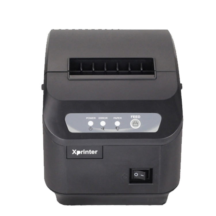 Xprinter XP-Q200II Thermal Small Receipt Printer Catering And Kitchen Receipt Printer 80mm Cutter, Interface Type:LAN Interface(UK Plug) - Printer by Xprinter | Online Shopping South Africa | PMC Jewellery | Buy Now Pay Later Mobicred