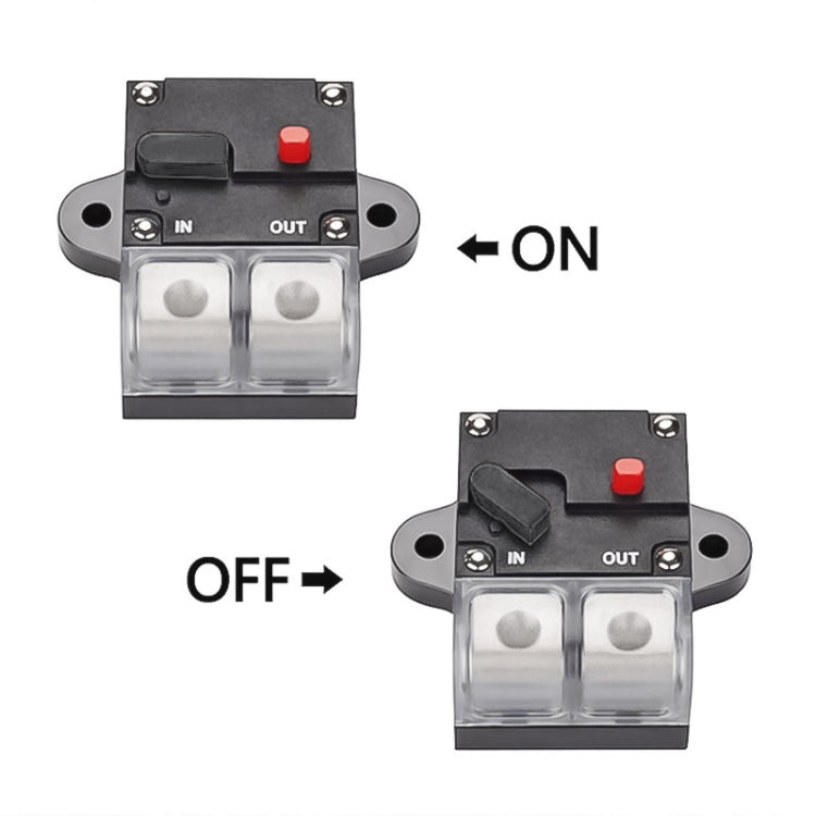 150A Auto Circuit Breaker Car Audio Fuse Holder Power Insurance Automatic Switch(Black) - Fuse by PMC TechLife | Online Shopping South Africa | PMC TechLife | Buy Now Pay Later Mobicred