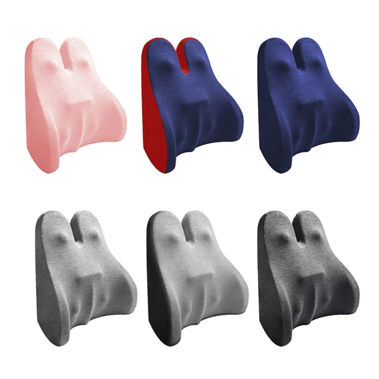 Car Seat Lumbar Support Cushion Memory Foam Office Lumbar Cushion, Size: Bandage(Dark Gray) - Seat Accessories by PMC TechLife | Online Shopping South Africa | PMC TechLife | Buy Now Pay Later Mobicred