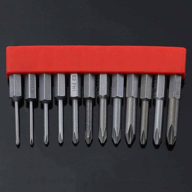 12 PCS / Set Screwdriver Bit With Magnetic S2 Alloy Steel Electric Screwdriver, Specification:3 - Drill & Drill Bits by PMC TechLife | Online Shopping South Africa | PMC TechLife | Buy Now Pay Later Mobicred