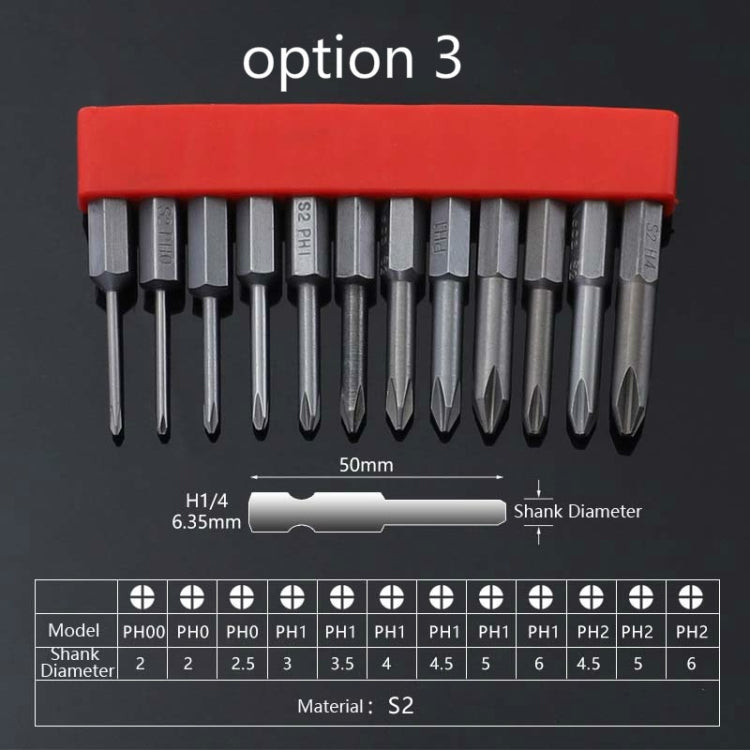 12 PCS / Set Screwdriver Bit With Magnetic S2 Alloy Steel Electric Screwdriver, Specification:3 - Drill & Drill Bits by PMC TechLife | Online Shopping South Africa | PMC TechLife | Buy Now Pay Later Mobicred