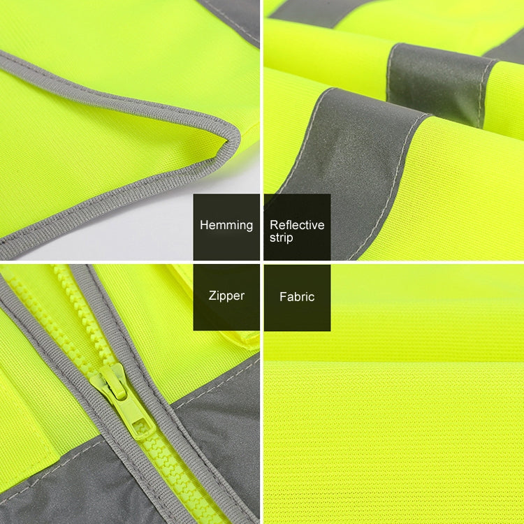 Multi-pockets Safety Vest Reflective Workwear Clothing, Size:XXL-Chest 130cm(Black) - Reflective Safety Clothing by PMC Jewellery | Online Shopping South Africa | PMC Jewellery | Buy Now Pay Later Mobicred