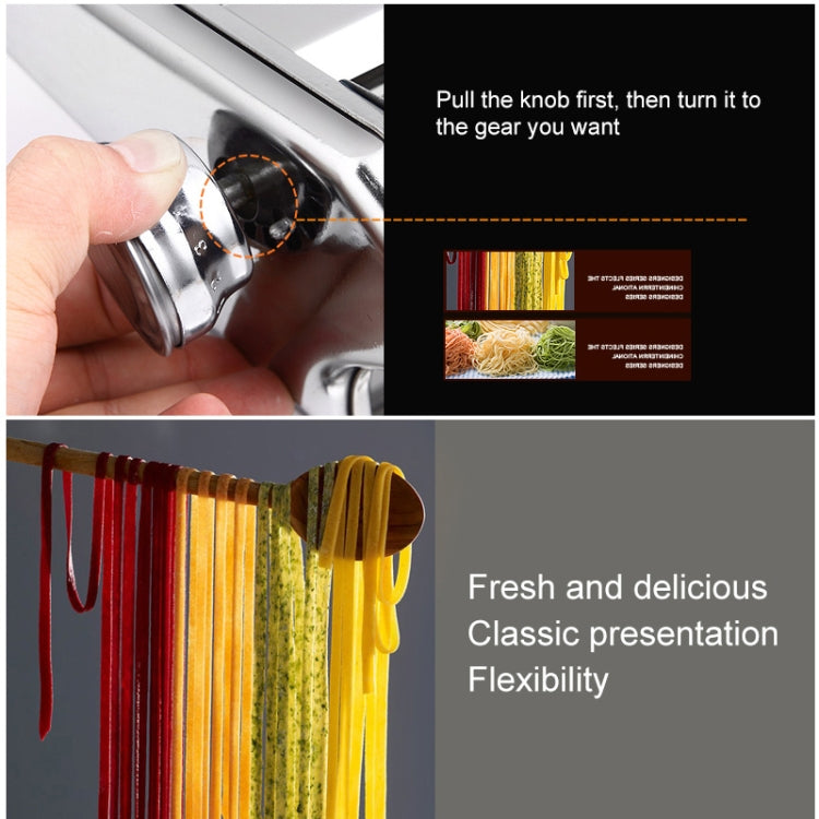 Household Stainless Steel Pasta Making Machine Manual Noodle Maker Spaghetti Hand Cutter - Cutter & Peeler by PMC TechLife | Online Shopping South Africa | PMC TechLife | Buy Now Pay Later Mobicred