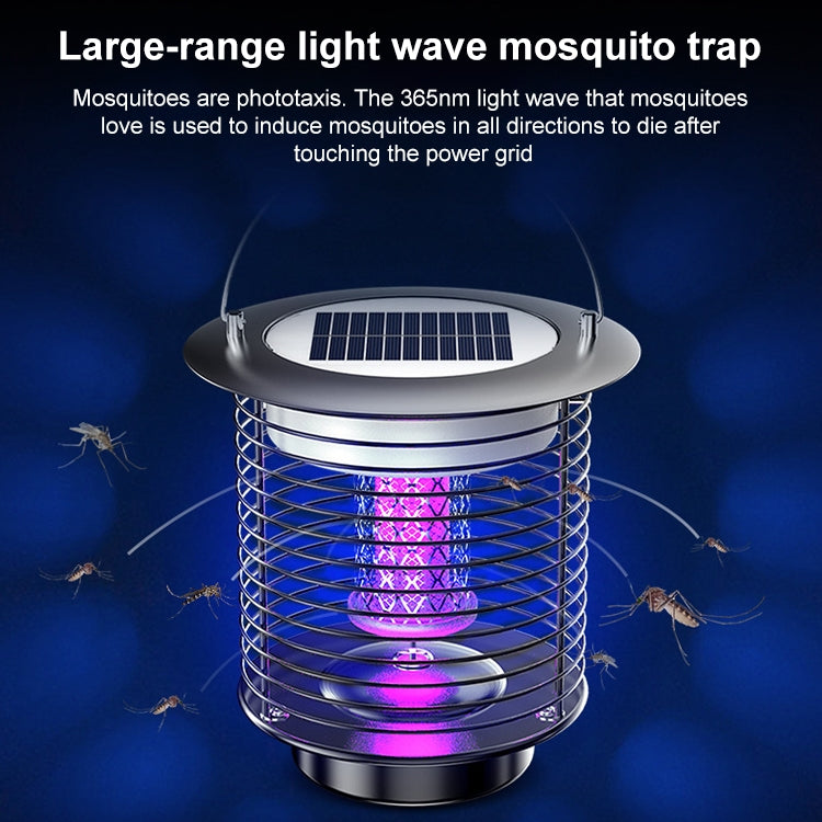 Outdoor Solar Waterproof Mosquito Lamp Mosquito Repellent, Color:TM02 Black - Outdoor Insect Repellent by PMC Jewellery | Online Shopping South Africa | PMC Jewellery | Buy Now Pay Later Mobicred