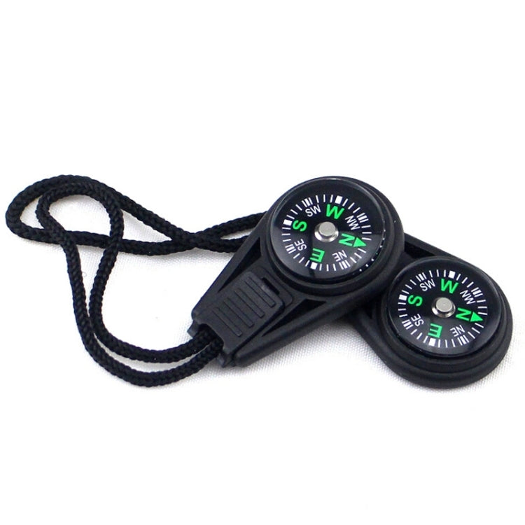10 PCS Key Chain Mini Compass Gear Outdoor Camping Hiking Navigator Utility Gear Survival Pocket Compass Tool(Black) - Hiking Meter by PMC TechLife | Online Shopping South Africa | PMC TechLife | Buy Now Pay Later Mobicred