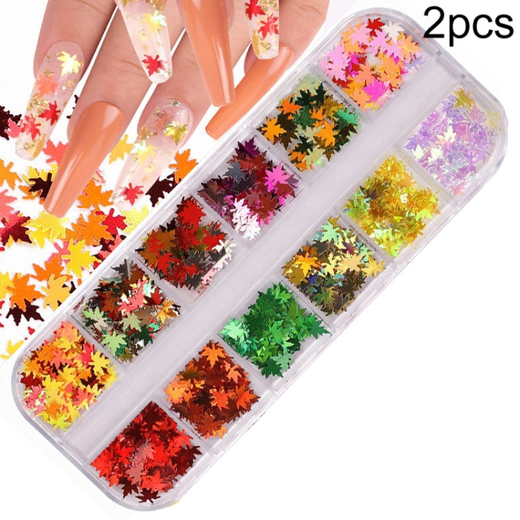 2 PCS Nail Art Butterfly Laser Symphony Sequins, Specification:16 - Nail Stickers by PMC Jewellery | Online Shopping South Africa | PMC Jewellery | Buy Now Pay Later Mobicred