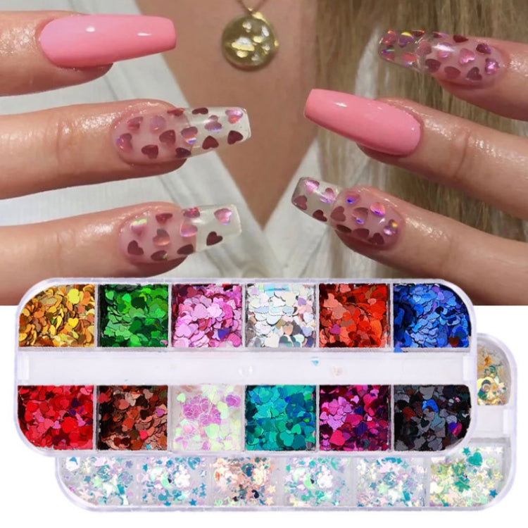 2 PCS Nail Art Butterfly Laser Symphony Sequins, Specification:19 - Nail Stickers by PMC Jewellery | Online Shopping South Africa | PMC Jewellery