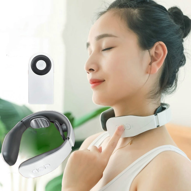 Cervical Massager Electromagnetic Pulse Heating Neck Protector, Style:Battery - free shipping - PMC TechLife - Order now!
