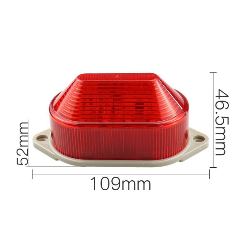 DC12V Led Mini Strobe Signal Warning Light Silent Warning Light(Red) - Warning Lights by PMC Jewellery | Online Shopping South Africa | PMC Jewellery | Buy Now Pay Later Mobicred