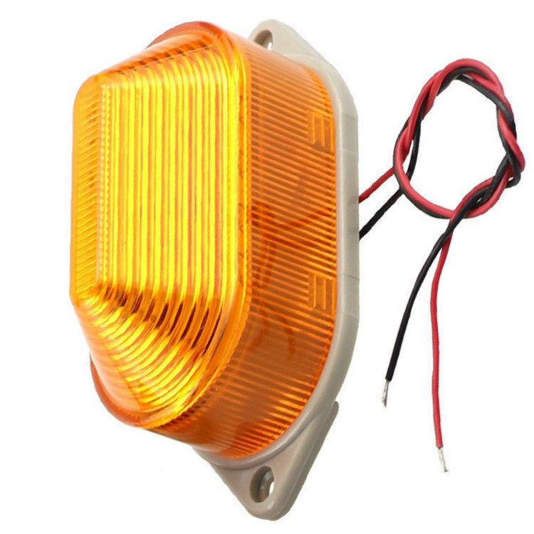 DC24V Led Mini Strobe Signal Warning Light Silent Warning Light(Orange) - Warning Lights by PMC Jewellery | Online Shopping South Africa | PMC Jewellery | Buy Now Pay Later Mobicred