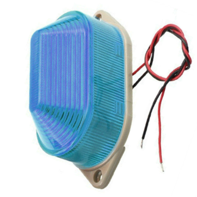 AC220V Led Mini Strobe Signal Warning Light Silent Warning Light(Blue) - Warning Lights by PMC TechLife | Online Shopping South Africa | PMC TechLife | Buy Now Pay Later Mobicred