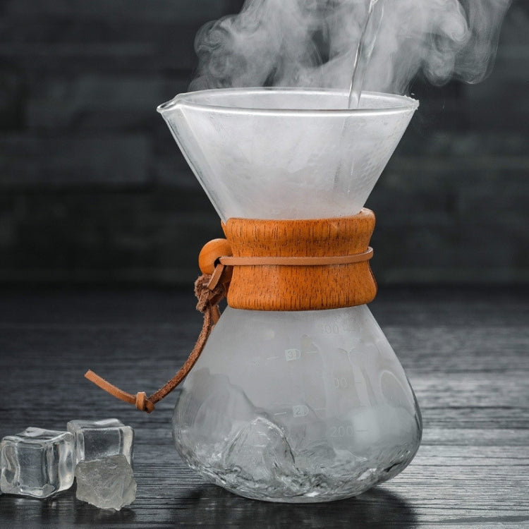 Hand Coffee Pot High Temperature Resistant 400ml Glass Coffee Pot, Style:Pot Without Strainer - free shipping - PMC TechLife - Order now!