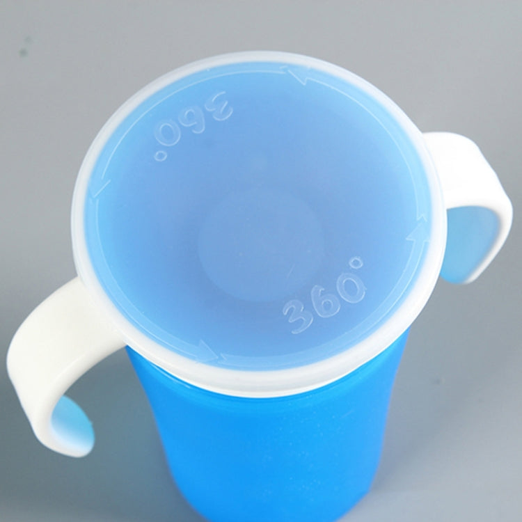 360 Degrees Rotated Baby Learning Drinking Cup With Double Handle Flip(Yellow) - Cups & Silicone Nipple by PMC TechLife | Online Shopping South Africa | PMC TechLife | Buy Now Pay Later Mobicred