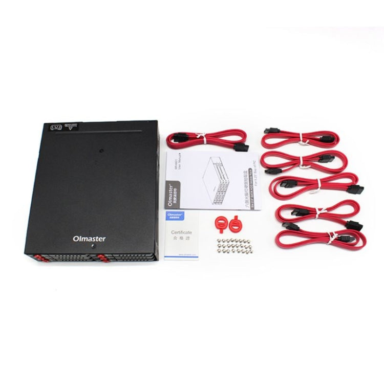 OImaster MR-6601 Six-Bay Optical Drive Hard Disk Box - Optical Drives Cases by OImaster | Online Shopping South Africa | PMC Jewellery | Buy Now Pay Later Mobicred