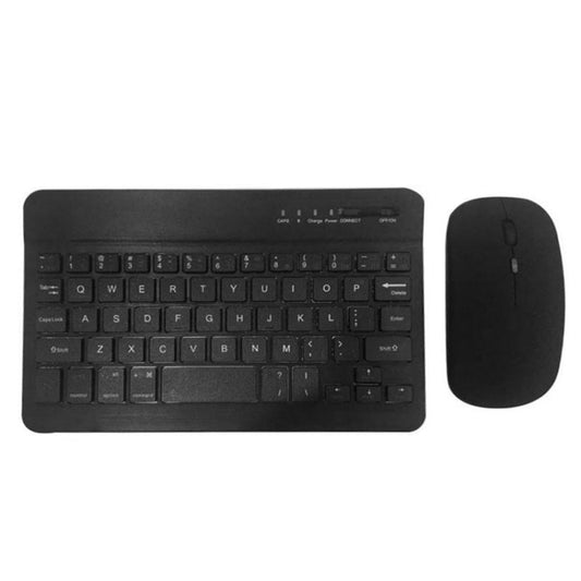 Universal Ultra-Thin Portable Bluetooth Keyboard and Mouse Set For Tablet Phones, Size:10 inch(Black Keyboard + Black Mouse) - Universal Keyboard by PMC Jewellery | Online Shopping South Africa | PMC Jewellery