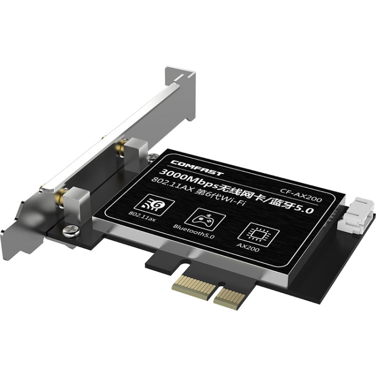 COMFAST Gaming Game 3000Mbps Gigabit Dual-Frequency Wireless Desktop Computer PCIE Wireless Network Card, Coverage: AX200 - free shipping - PMC Jewellery - Order now!