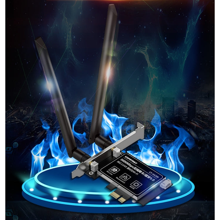 COMFAST Gaming Game 3000Mbps Gigabit Dual-Frequency Wireless Desktop Computer PCIE Wireless Network Card, Coverage: AX200 PRO - Add-on Cards by COMFAST | Online Shopping South Africa | PMC Jewellery | Buy Now Pay Later Mobicred