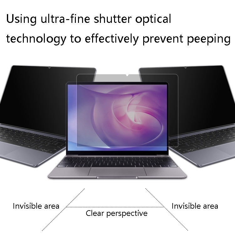 Laptop Anti-Peep Film Anti-Peeping Matte Reflective Screen Protective Film For Huawei MateBook X Pro 13.9 (Full Glue) - Screen Protection Film by PMC Jewellery | Online Shopping South Africa | PMC Jewellery | Buy Now Pay Later Mobicred