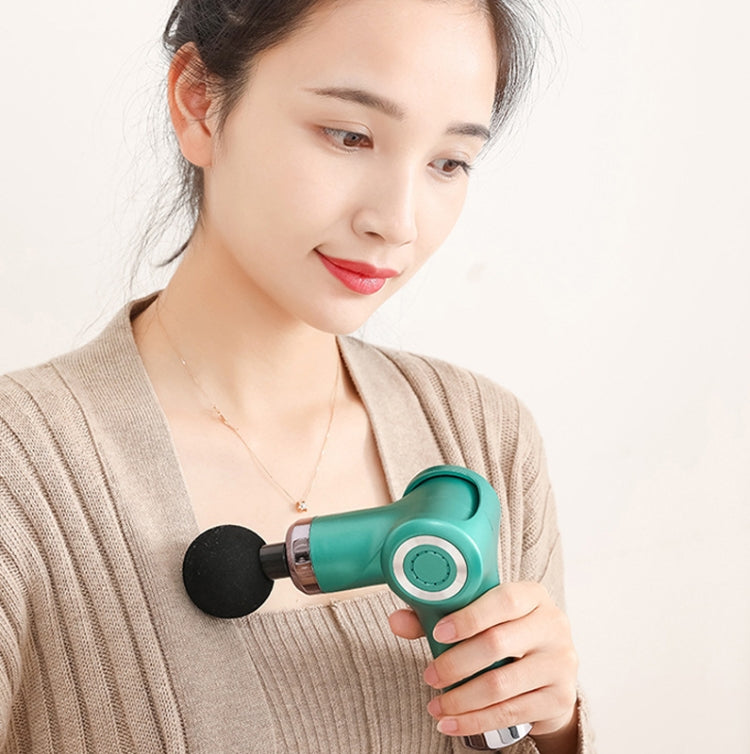 Fascia Gun Pocket Electric Shock Gun  Muscle Massage Gun, Specification: Folding (Black) - free shipping - PMC TechLife - Order now!
