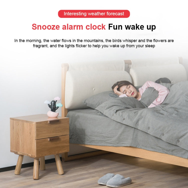 Cloud Weather Time Light Multifunctional Smart Induction Child Wake Up Alarm Clock(Blue) - Novelty Clock by PMc TechLife | Online Shopping South Africa | PMc TechLife | Buy Now Pay Later Mobicred