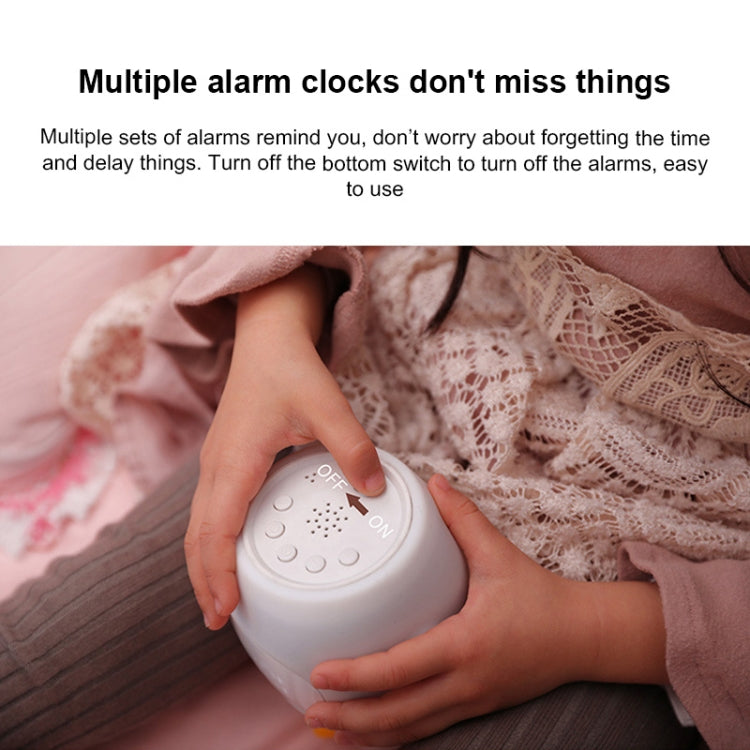 Creative Multifunctional Penguin Silicone Cute Beans Wake Children Sleeping LED Electronic Alarm Clock(Yellow Light) - Novelty Clock by PMc TechLife | Online Shopping South Africa | PMc TechLife | Buy Now Pay Later Mobicred