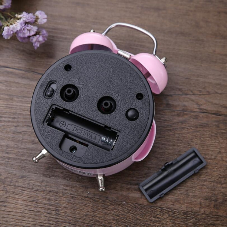 2 PCS Children Creative Cartoon Owl Super Ring Metal Bell Student Alarm Clock(Gray) - Novelty Clock by PMc TechLife | Online Shopping South Africa | PMc TechLife | Buy Now Pay Later Mobicred