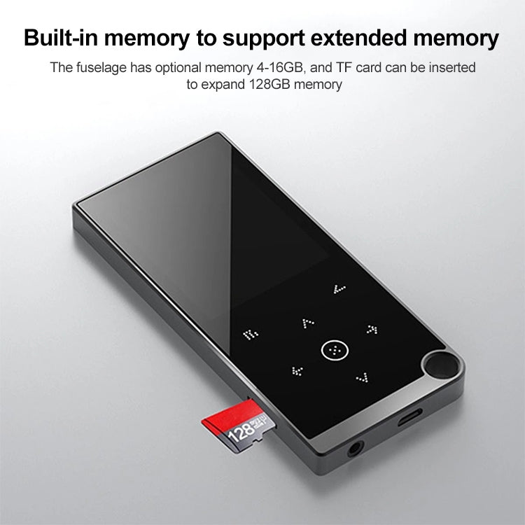 E05 2.4 inch Touch-Button MP4 / MP3 Lossless Music Player, Support E-Book / Alarm Clock / Timer Shutdown, Memory Capacity: 4GB without Bluetooth(Red) - MP4 Player by PMC TechLife | Online Shopping South Africa | PMC TechLife