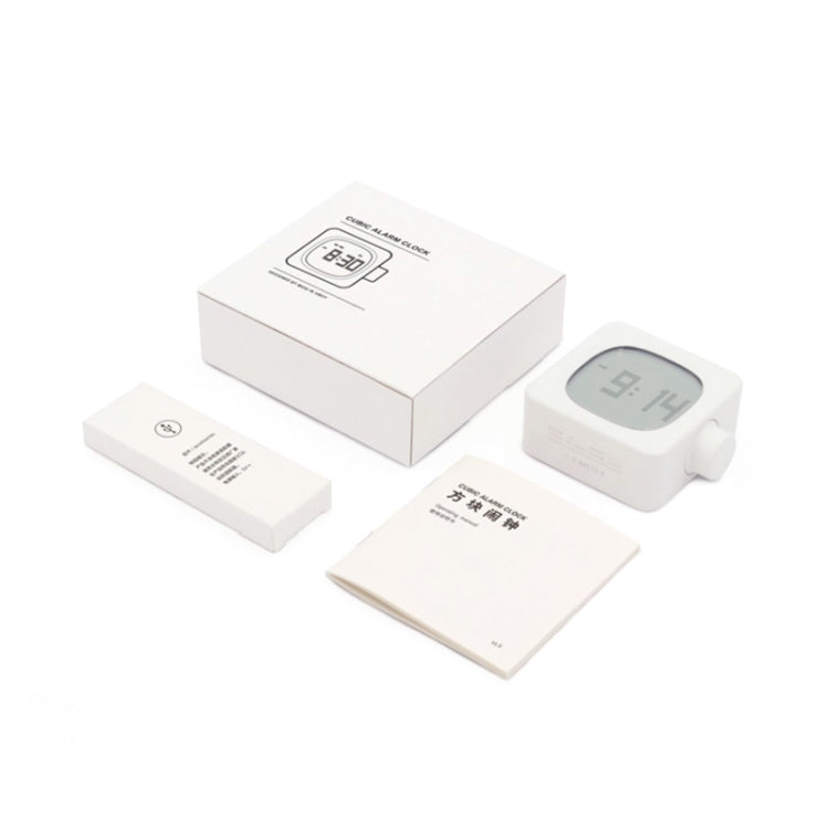 Student Creative Multifunctional Mute Bedside Bedroom Square Alarm Clock(Pea Green) - Novelty Clock by PMc TechLife | Online Shopping South Africa | PMc TechLife | Buy Now Pay Later Mobicred