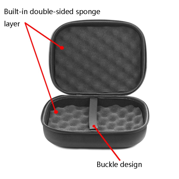 Shockproof Storage Handbag Dust-Resistant Protective Carrying Case for Airpods Max Wireless Headphones(Black) - For AirPods Max by PMC TechLife | Online Shopping South Africa | PMC TechLife