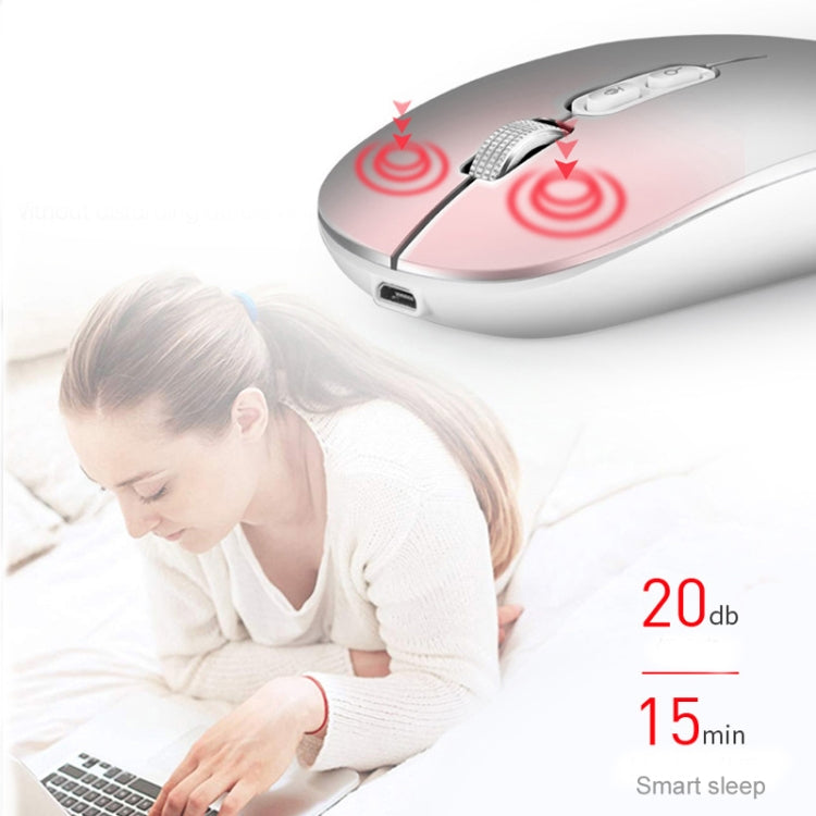 M103 1600DPI 5 Keys 2.4G Wireless Mouse Charging Ai Intelligent Voice Office Mouse, Support 28 Languages(Gray) - Wireless Mice by PMC Jewellery | Online Shopping South Africa | PMC Jewellery | Buy Now Pay Later Mobicred