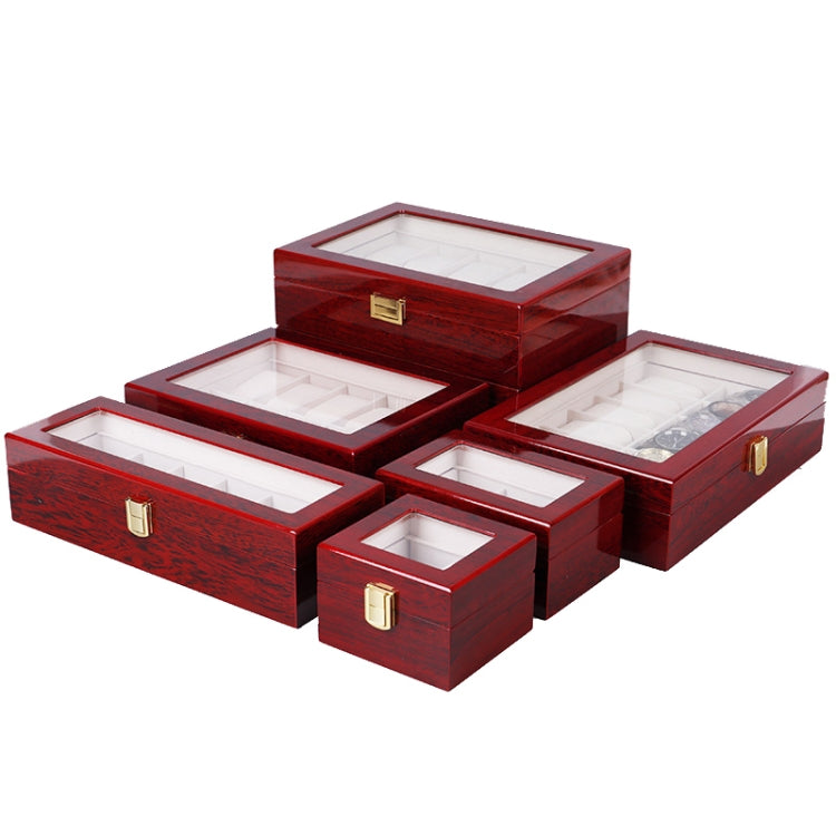 Wooden Baking Paint Watch Box Jewelry Storage Display Box(6+3 Double-layer Paint) - free shipping - PMc TechLife - Order now!