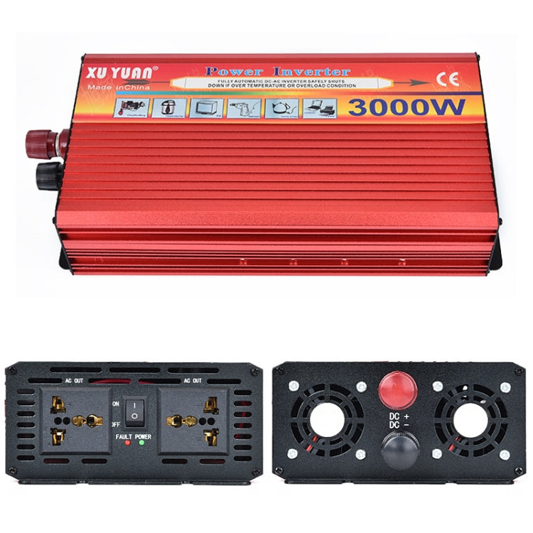 XUYUAN 3000W Car Inverter Car Home Power Converter, Specification: 12V to 110V -  by XUYUAN | Online Shopping South Africa | PMC Jewellery | Buy Now Pay Later Mobicred