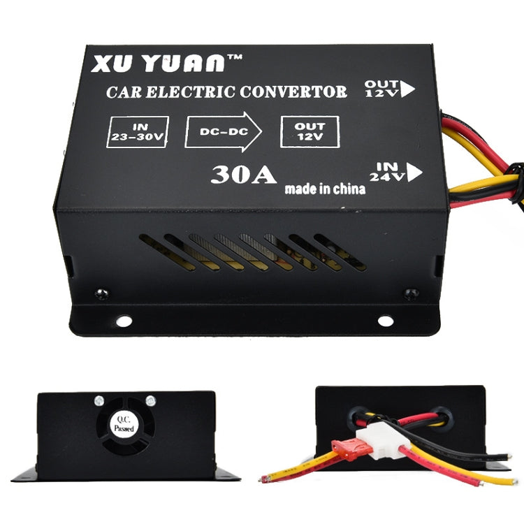 XUYUAN 380W Step-Down Converter 24V to 12V 30A Automotive DC Power Buck Converter -  by XUYUAN | Online Shopping South Africa | PMC Jewellery | Buy Now Pay Later Mobicred