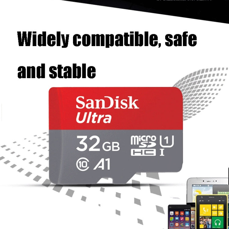 SanDisk A1 Monitoring Recorder SD Card High Speed Mobile Phone TF Card Memory Card, Capacity: 256GB-100M/S - Micro SD Card by SanDisk | Online Shopping South Africa | PMC Jewellery | Buy Now Pay Later Mobicred