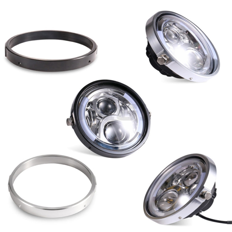 7 Inch Motorcycle Headlight Modification Parts Headlight Ring Bracket(Black) - Others by PMC TechLife | Online Shopping South Africa | PMC TechLife | Buy Now Pay Later Mobicred