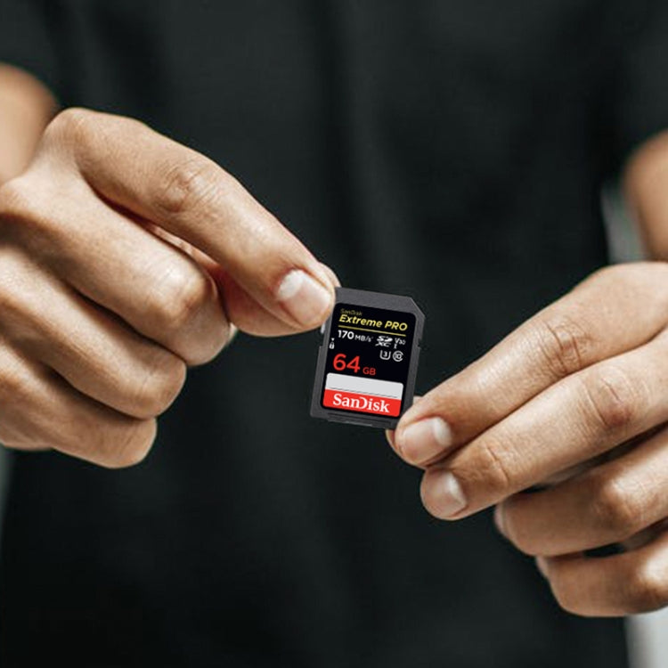 SanDisk Video Camera High Speed Memory Card SD Card, Colour: Black Card, Capacity: 64GB - SD Card by SanDisk | Online Shopping South Africa | PMC Jewellery | Buy Now Pay Later Mobicred