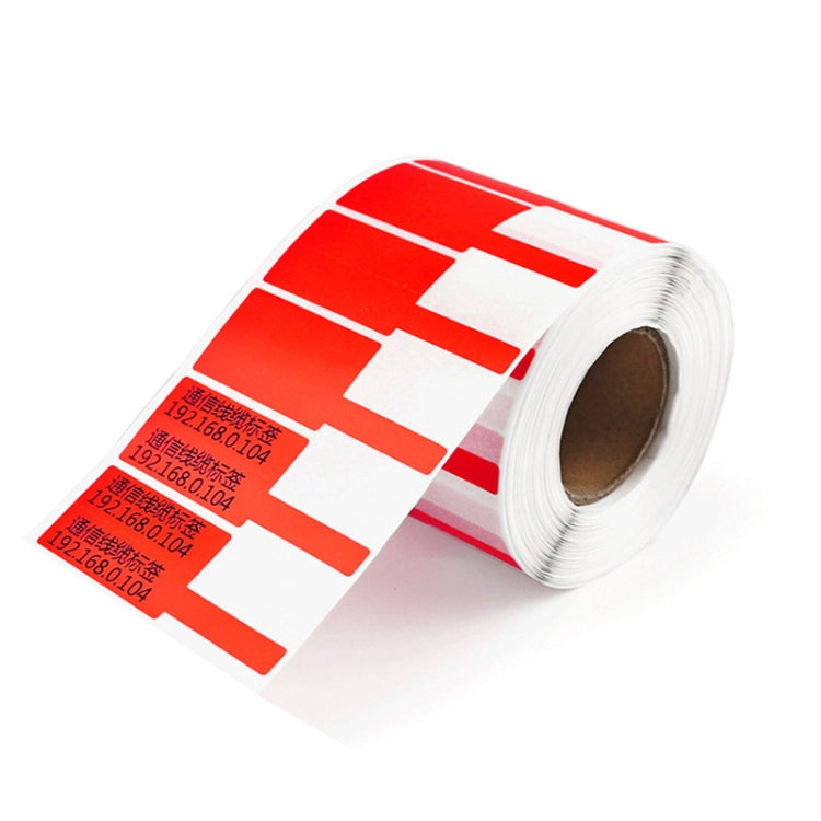 Printing Paper Cable Label For NIIMBOT B50 Labeling Machine(02T-Red) - Printer Accessories by NIIMBOT | Online Shopping South Africa | PMC Jewellery | Buy Now Pay Later Mobicred