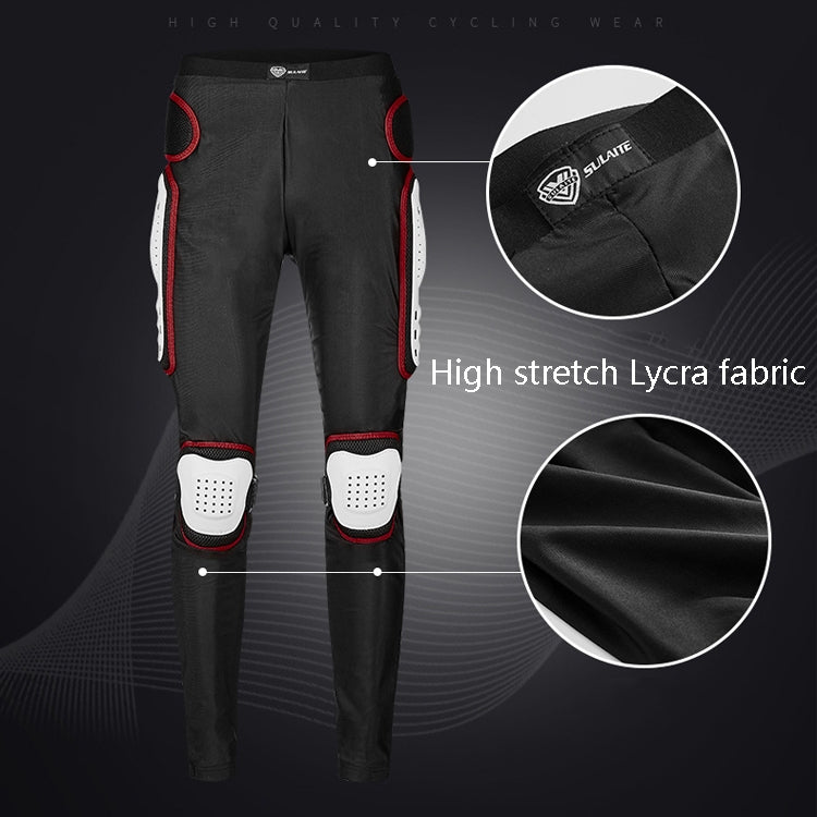 SULAITE Motorcycle Cross-Country Riding Trousers Protective Hip Pants, Specification: L(Red) - free shipping - PMC TechLife - Order now!