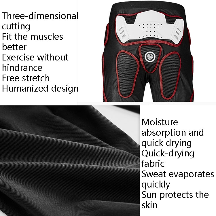 SULAITE Motorcycle Cross-Country Riding Trousers Protective Hip Pants, Specification: XXXL(Black) - Protective Gear by SULAITE | Online Shopping South Africa | PMC Jewellery | Buy Now Pay Later Mobicred