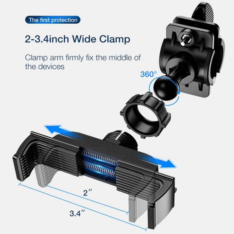 Bicycle Strap Mobile Phone Holder Bicycle Mountain Bike Phone Holder(Clip Type) - Holders by PMC TechLife | Online Shopping South Africa | PMC TechLife | Buy Now Pay Later Mobicred