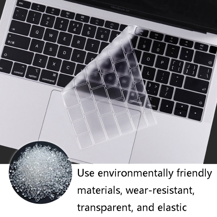 JRC 0.13mm Transparent TPU Laptop Keyboard Protective Film For MacBook Pro 13.3 inch A1706 & A1989 & A2159 (with Touch Bar) - Keyboard Protector by JRC | Online Shopping South Africa | PMC Jewellery | Buy Now Pay Later Mobicred