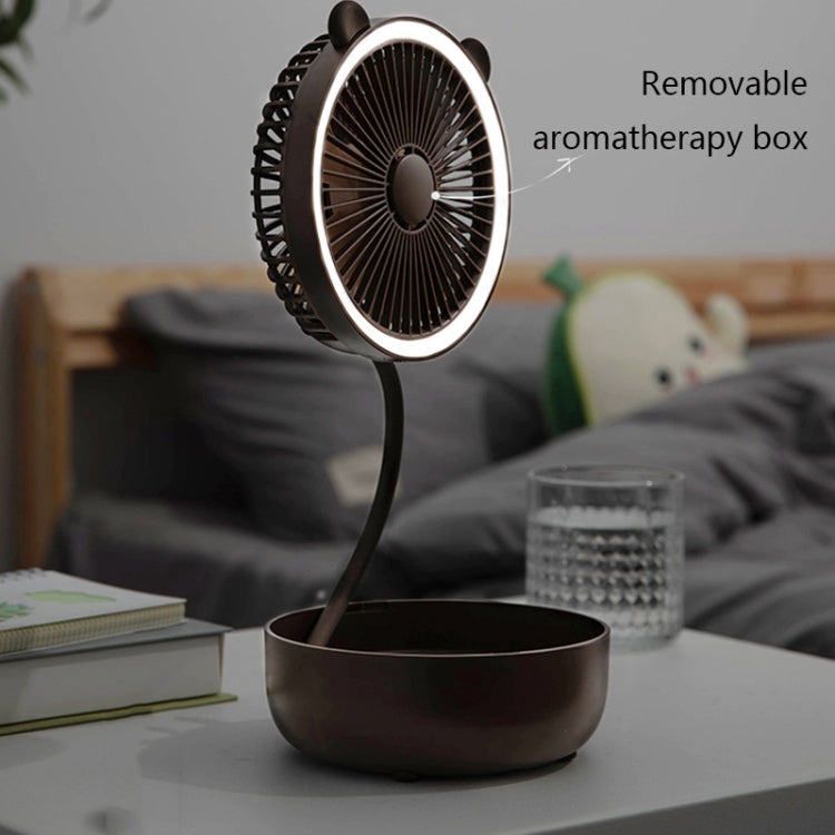 USB Folding Portable Multi-Function Mini Silent Fan(Black) - Electric Fans by PMC Jewellery | Online Shopping South Africa | PMC Jewellery | Buy Now Pay Later Mobicred