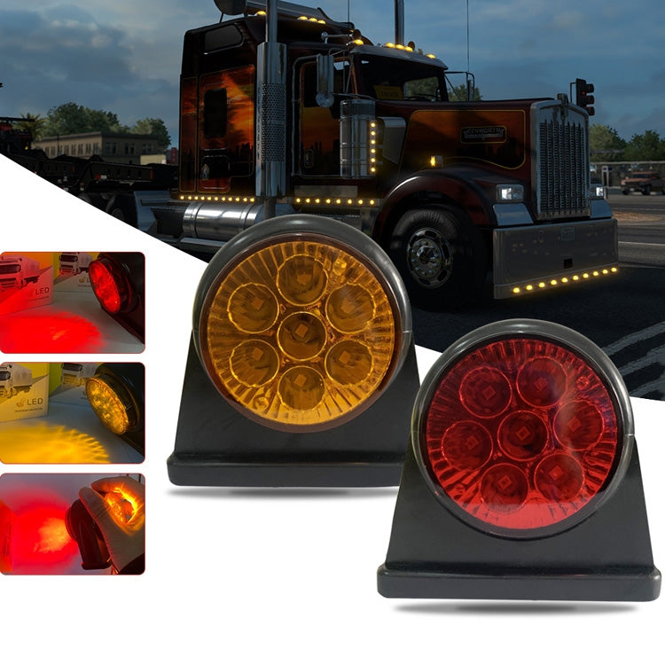 12/24V 14 LEDs Truck Two-Color Side Light Trailer Side Tail Light - Warning Lights by PMC Jewellery | Online Shopping South Africa | PMC Jewellery | Buy Now Pay Later Mobicred