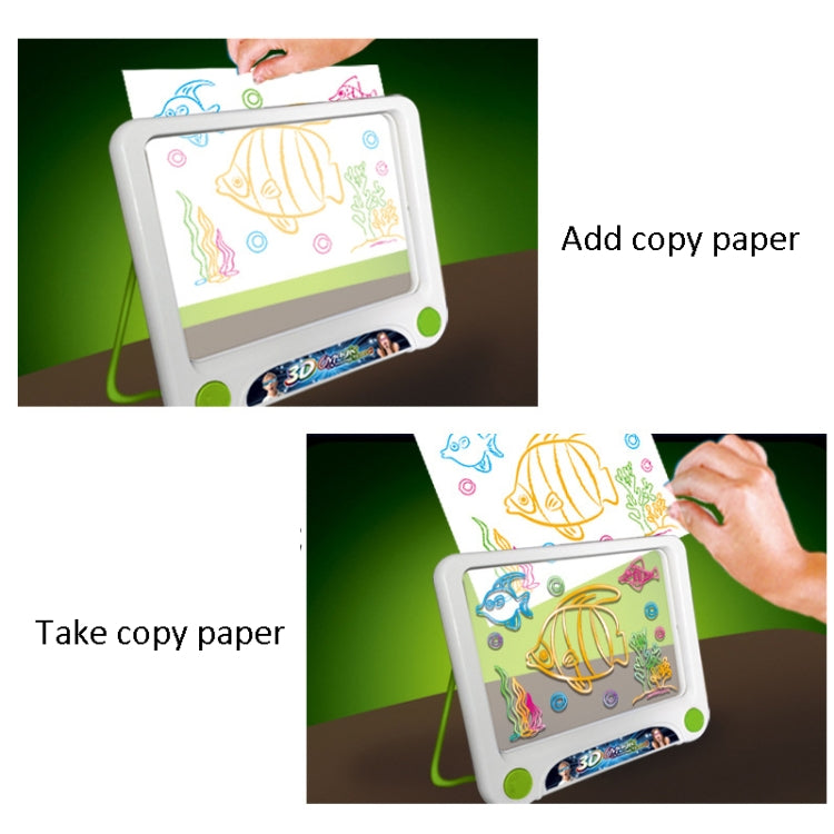 3D Fluorescent Drawing Board Magic Luminous Three-Dimensional Writing Board Graffiti Board Lighting Puzzle Children Drawing Board,Style:  Drawing Screen (Ocean Version) -  by PMC Jewellery | Online Shopping South Africa | PMC Jewellery | Buy Now Pay Later Mobicred