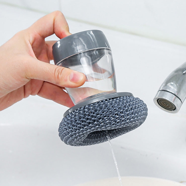 Multifunctional Push-Type Cleaning Brush Kitchen Detergent Automatic Liquid Addition Dishwashing Brush(PET Pot Brush) - Cleaning Tools by PMc TechLife | Online Shopping South Africa | PMc TechLife | Buy Now Pay Later Mobicred
